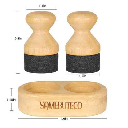 Cutting Board Oil Wax Applicator for Food Grade Mineral Oil Board Natural Bamboo Applicator 2 Packs & 1 x Bamboo Holder Set for Wooden Cutting Boards£¬Spatula£¬Spoons and Kitchen Utensils
