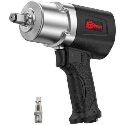 Air Impact Wrench 1/2" - 1/2 Inch Impact Gun 1/2 Drive, 1500Ft-lbs, 8000RPM High Torque Impact Wrench, Weight 4.74 lb, 1/2 Air Impact Gun for Auto Repair, Tire Shop