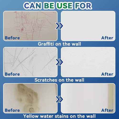 White Paint for Wall, Fast-Drying Paint Roller Brush, Water-Based Wall Paint Touch Up Without Extra Tools Required, Easy to Apply Drywall Repair Small Areas Surfaces for Flat, Ceiling(1 Pack)