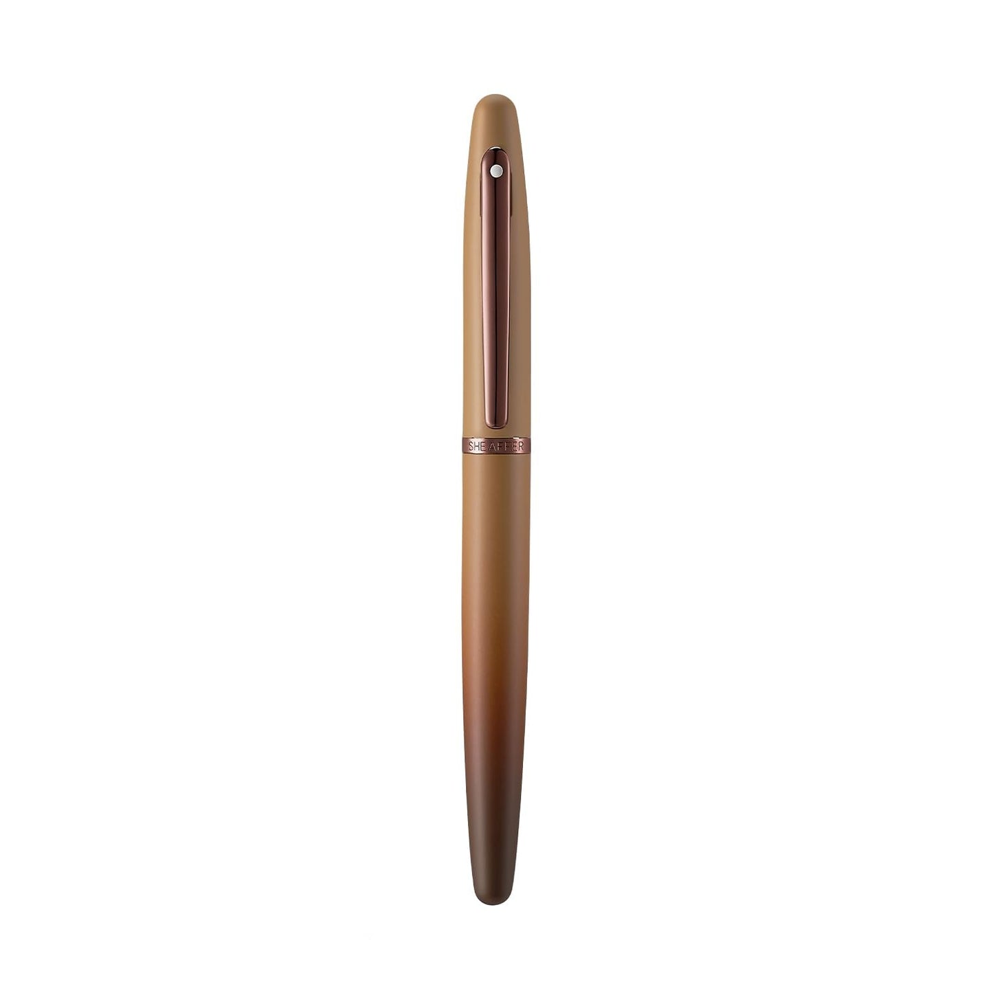 Sheaffer VFM 9428 Coffee Edition Matt Brown Pen with Regal Brown PVD Gold Signature Trims and White Dot of Excellence (Rollerball)