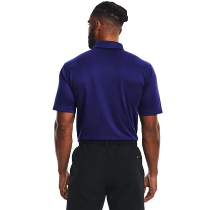 Under Armour Men's Tech Golf Polo, (468) Sonar Blue / / Black, X-Small