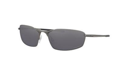 Oakley Sunglasses for Men - OO4141 Whisker Oval Sunglasses PRIZM Lenses- Carbon/PRIZM Black - Size 60
