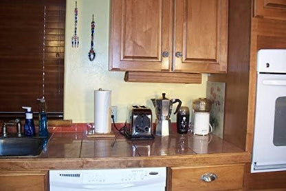 Kitchen Storage Under Cabinet Spice Rack, Handmade Hardwood, Holds 16 Large or 32 Small Spice Containers