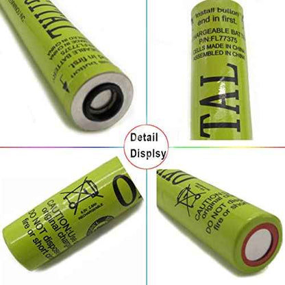 77375 Battery Compatible with STREAMLIGHT FLASHLIGHTS 77375 77175 9926J SL20LP SL20L SL20XP-LED 6V 2600mAh NiMH OXWINOU Battery Stick(2-Pack)