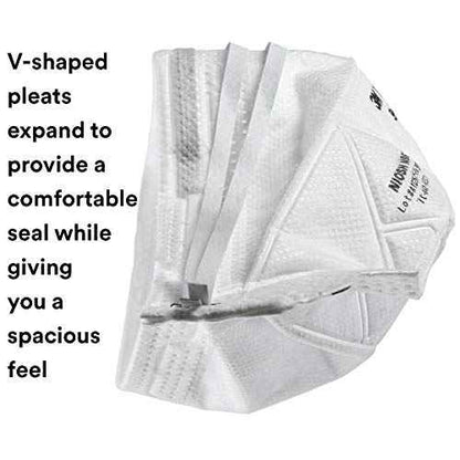 3M N95 Disposable Respirator, Pack of 50, VFlex Particulate Respirators, NIOSH Approved