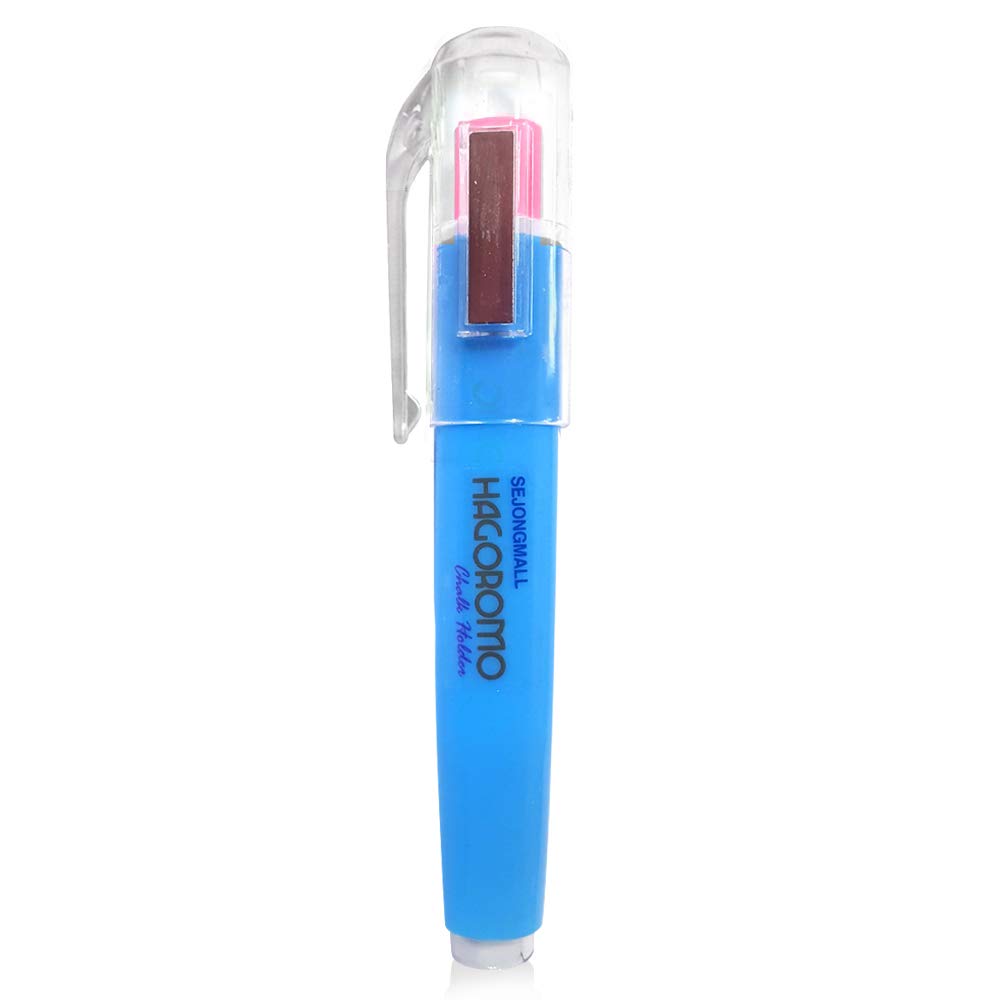 Hagoromo Chalk Holder with Magnet Attached [Blue Body & Chalk]