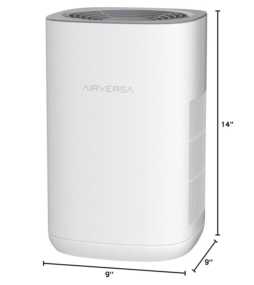 Airversa HomeKit Air Purifier over Thread Works with HomeKit (Home Hub Required) 3-Stage H13 True HEPA Smart Air Cleaner 1000 sq.ft Purelle AP2