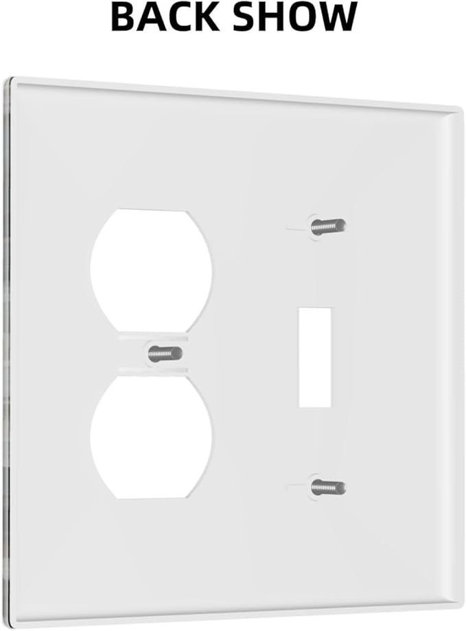 Decorative Art Light Switch Covers Butterflies & Peonies 2 Gang Single Toggle Duplex Combination Electrical Faceplate Switchplate Wall Plate for Home Decor