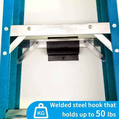 Ladder Hangers for Garage Wall,Garage Storage Hooks- Wall Mount Wheelbarrow Hanger, Patio Furniture, Chair & Ladder - Ladder Holder Wall Mount (4 Pack)
