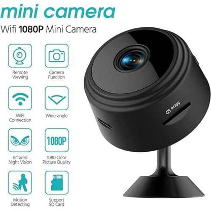 Thcbme Spy Camera Hidden Camera, 1080P HD WiFi Camera - Mini Nanny Cam with Night Vision & Motion Detection - Indoor/Outdoor Wireless Cameras for Home, Car, Baby & Pet Monitoring