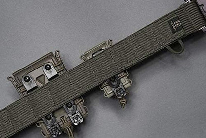 KRYDEX Tactical MOLLE Belt - Quick Release 1.75 Inch Heavy Duty Design | Inner & Outer Use