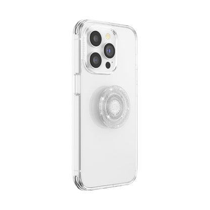 PopSockets Phone Grip for MagSafe with Kickstand, Magnetic Stand, Swappable Top, Secure Hold for iPhone MagSafe Cases, Phone & Tablet Grip - Clear