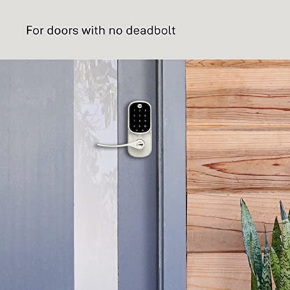 Yale Assure Lever - Keypad Lever Lock (for Doors with no deadbolt) - Keyless Entry with pin Code Unlocking and one-Touch or Auto-Locking - Black Suede