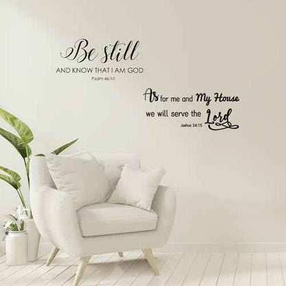 12 Pieces Bible Verse Wall Stickers, Inspirational Quote Wall Decals, Religious Motivational Wall Stickers, Peel and Stick, Scripture Wall Decal for Living Room Bedroom Bathroom Office
