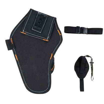 KUNN Right Handed Drill Holster, Heavy Duty 3-in-1 Impact Driver Holder with Magnetic Wristband for Tool Belt