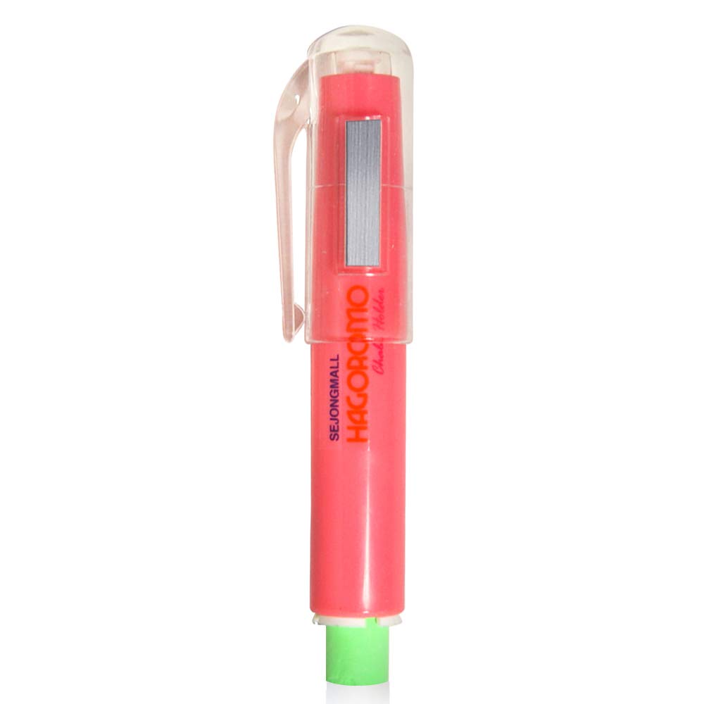 Hagoromo Chalk Holder with Magnet Attached [Pink Body & Chalk]