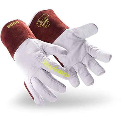 HexArmor High-Heat Resistance HeatArmor 5056IMP, impact protection, A9-level cut-resistant Welding Work Glove