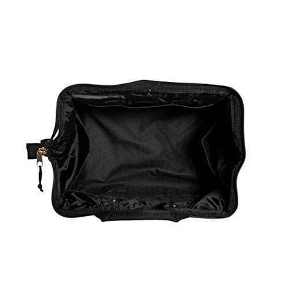 Jetech 17.5-Inch Heavy-Duty Electrician Tool Bag, Waterproof Top Wide Mouth Tools Storage Bag with Adjustable Shoulder Strap MultiPurpose Organizer Bag for Construction Gardening Man