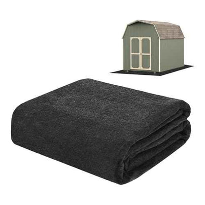 Outdoor Storage Shed Mat, 4x6 ft Waterproof Small Shed Flooring Mat for Patio Furniture Floor Protecting from Wear/Liquid/Dust/Oil, Non-Slip Carport Pad [Grey]