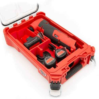 Packout Compact Tool Organizer for 2526-20 M12 Fuel Brushless Milwaukee Oscillating Multi-Tool, Accessories and Batteries for Enhanced Protection. "BOX AND TOOLS NOT INCLUDED"