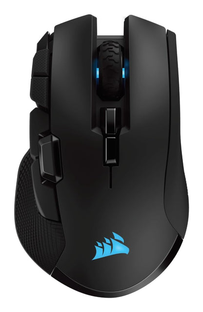 Corsair IRONCLAW RGB Wireless FPS/MOBA Gaming Mouse – 18,000 DPI – 10 Programmable Buttons – Designed for Large Hands – iCUE Compatible – PC, Mac, PS5, PS4, Xbox – Black
