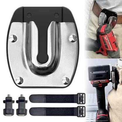 Universal Tool Holster for Tool Belt Accessories, Drill Holder for Power Drill, Impact Driver, or Any Tool with A Handle, Self-Locking Drill Holster, Stocking Stuffers for Men, Women, Husband
