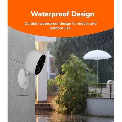 Sensforge 2.5K Indoor Outdoor Battery Camera with Smart AI Detection, Spotlight & Color Night Vision, Magnetic Mount, Dual-Band WiFi (2.4/5GHz), 32GB SD Card, Waterproof, No Monthly Fees