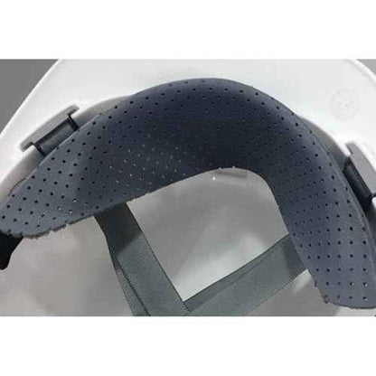 MSA 10153518 Moisture Wicking Pad - Polyester Sweatband for Use with Fas-Trac III Hard Hat Suspensions, Blue/Gray Color, Pack of 10, Durable & Washable Safety Helmet Accessory