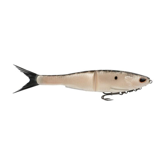 Berkley PowerBait® Nessie Glide Bait, Burnt Bone, 9 in, Fishing Bait with Irresistible Flavor, Soft Swimbait Ideal for Bass Fishing, Equipped with Fusion19 Hook
