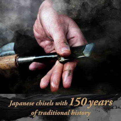SUIZAN Japanese Wood Chisel 1-7/16" (36mm) - Professional Oire Nomi Woodworking tools