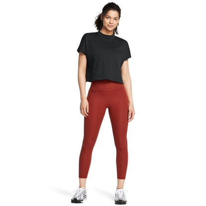 Under Armour Womens Motion Ultra High Rise Ankle Legging, (840) Earthen Orange / / Black, XX-Large Tall