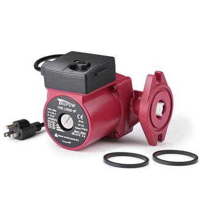 1" Flange Connection 115V Hot Water 3-Speed Circulation Pump Circulator Pump Recirculating Pump for Home Water Heater System