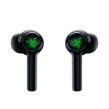 Razer Hammerhead True Wireless (2nd Gen) Bluetooth Gaming Earbuds: Chroma RGB Lighting -60ms Low-Latency- Active Noise Cancellation - Dual Environmental Noise Cancelling Microphones- Classic Black