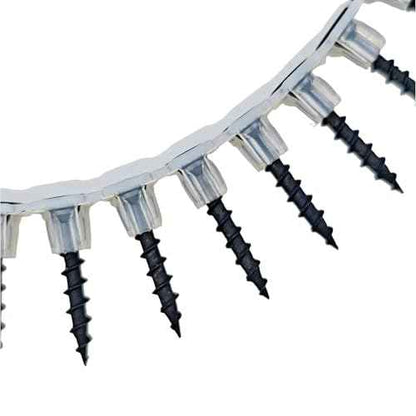 Plastic Chain Belt Drywall Screws 1000pcs #6 * 1-1/4 Drywall to Wood Collated Screw