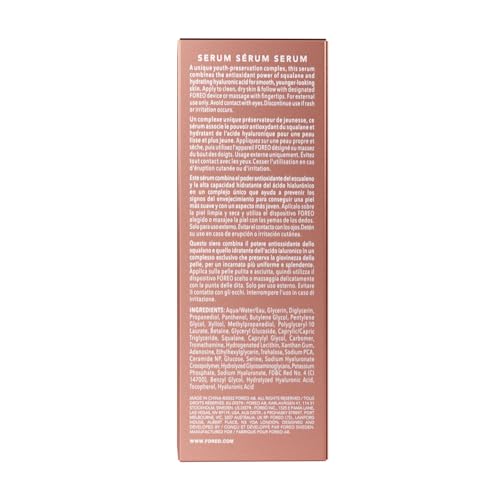 FOREO Age-Defying Bear Bundle - Bear Microcurrent Facial Device + 2 x Conductive Serum 1 fl.oz. - Anti Aging Face Massager - Skin Care Tools Set for an Instant Face Lift - Fuchsia
