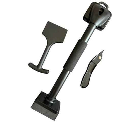 ZY457 18 Inch Economy Carpet Stretcher Knee Kicker with Protective Buffer Pad, Black