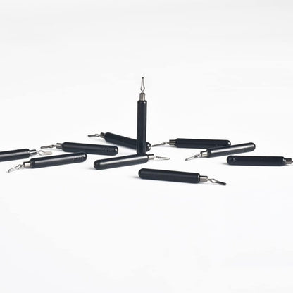 Tungsten Drop Shot Weights - 10 Pack with Quick-Change 360° Rotating Clip | 3 Colors, 10 Sizes, 1/16oz-1oz