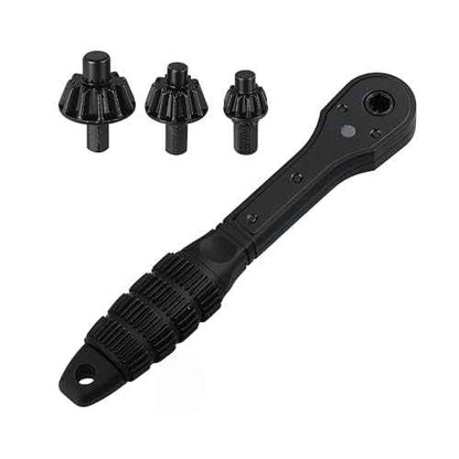 2-in-1 Ratchet Drill Chuck Key Wrench ? Universal Chuck Key Replacement Tool for Drill, Compatible with Most Electric Drills and Power Tools