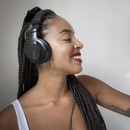 Pioneer DJ HDJ-CUE1 On-Ear Wired Headphones, Dark Silver