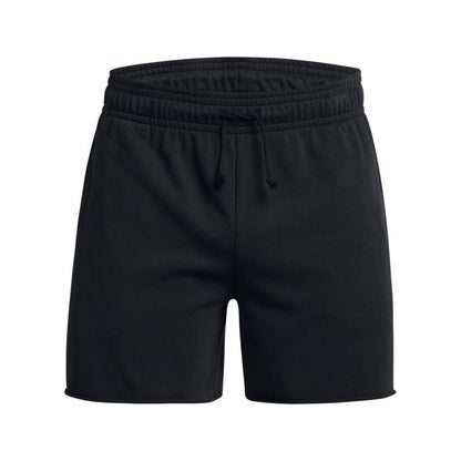 Under Armour Men's Project Rock Terry Shorts, (001) Black / / Downpour Gray, Medium