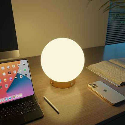 Battery Operated Wall Sconces Set of 2, Gold Wireless Globe Wall Lights with Remote Control Warm/Natural/Daylight/RGB 15 Colors Dimmable Rechargeable Wall Lamps Retro for Bedroom Living Room Hallway