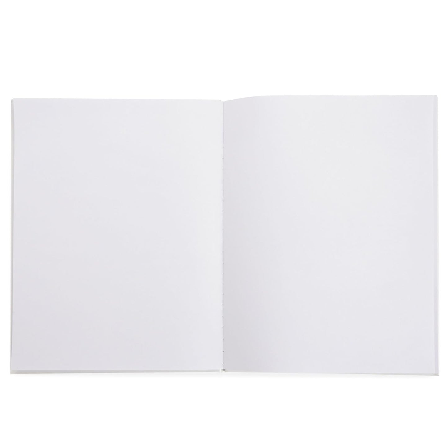 Paper Junkie Blank Books for Kids to Write Stories - 6-Pack 8.5 x 11 in White Hardcover - Unlined Sketchbooks & Writing Notebooks - Drawing Notebook & Blank Story Book