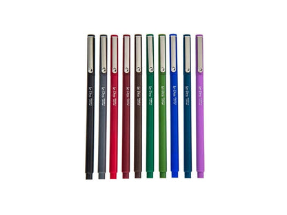 Uchida Of America 4300-10B 10-Piece 0.3 Point Size Le Pen Drawing Pen Set