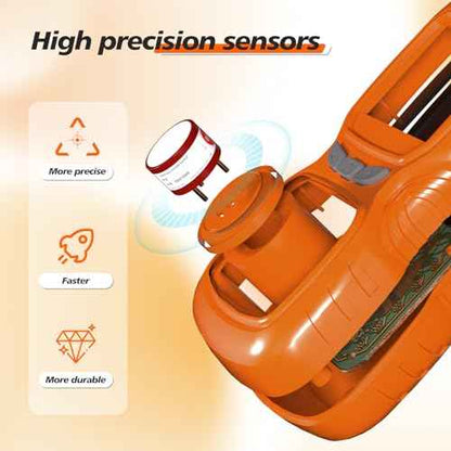 Clip Single Gas H2S Monitor, H2S Monitor Digital H2S Monitor, Clip-on 0~100ppm H2S Gas Detector with Voice, Vibration, Red Indicator Alarms,for Various Working environments