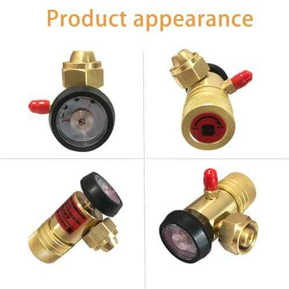 0386-0725 AR-B CGA520 Acetylene Regulator for B Tanks, for Torch regulator with Gauge, Use with Torch Acetylene Kit, B Tank Torch Kit