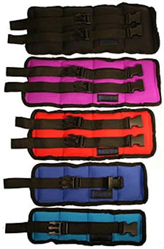 Kiefer Ankle/Wrist Weights, 1-Pair 2.5 Pounds Each, Red (811400-5)
