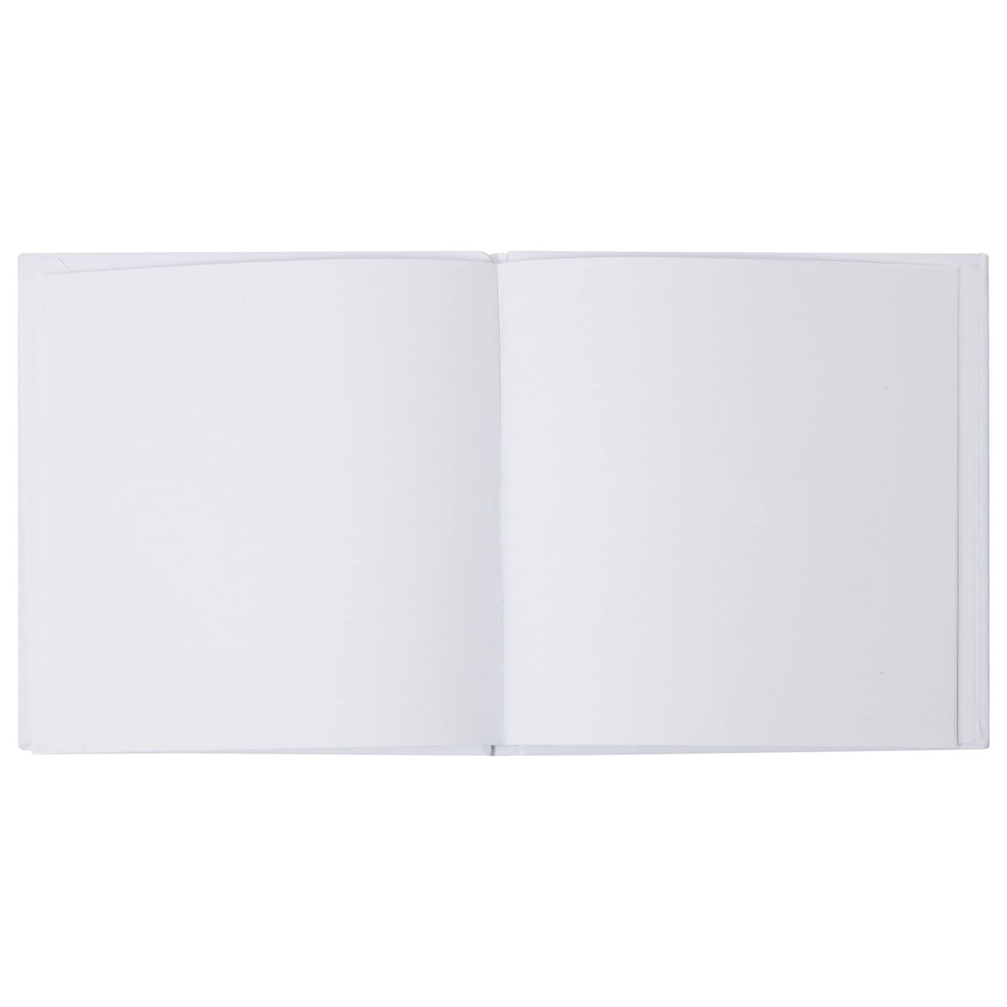 Paper Junkie Blank Books for Kids to Write Stories - 5.2 x 5.2 in White Hardcover, 6-Pack - Unlined Sketchbook Journal & Composition Notebook - Drawing Notebook for Kids - Create Your Own Book
