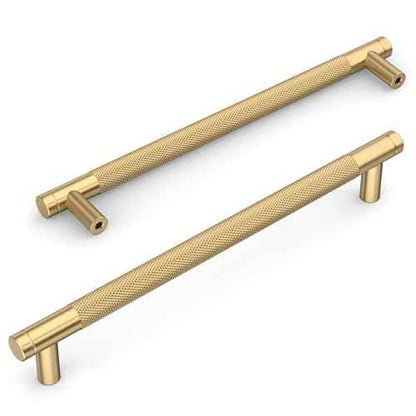 Amerdeco 10 Pack Champagne Bronze Cabinet Pulls 7.5 Inch(192mm) Hole Center Drawer Pulls Cabinet Hardware Kitchen Cabinet Handles for Bathroom ZH0031