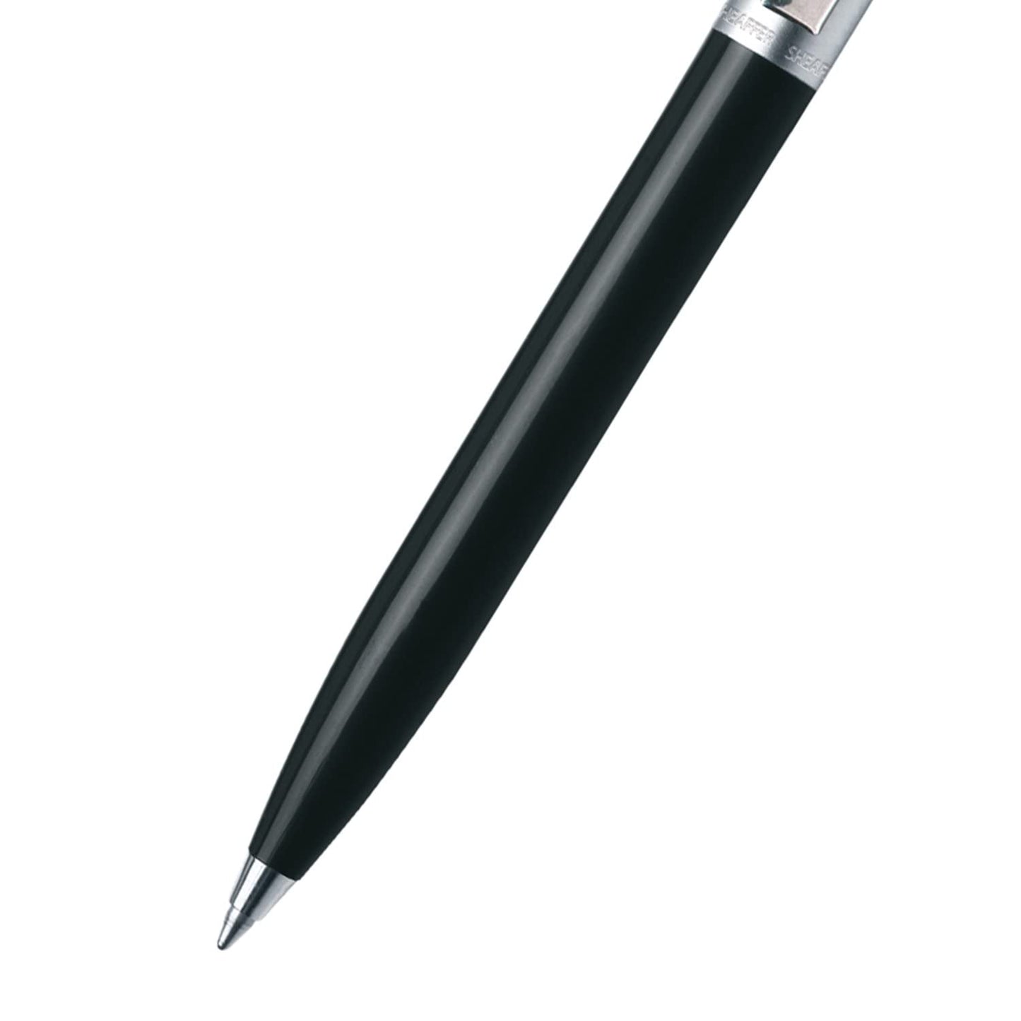 Sheaffer Sentinel Black Ballpoint Pen with Chrome Trim