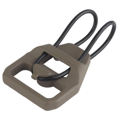 Quick Detach Sling Swivel, Aluminum QD Mount Adapter for 1-1/4" Webbing (SL16Tan)